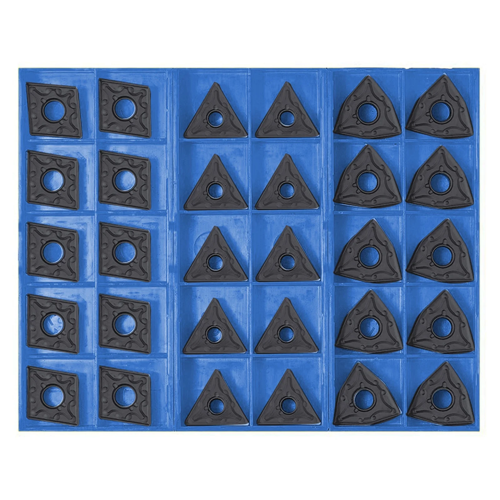 Набор лезвий для резки металла с твердосплавной вставкой 30 шт. CNMG431 WNMG431 TNMG331