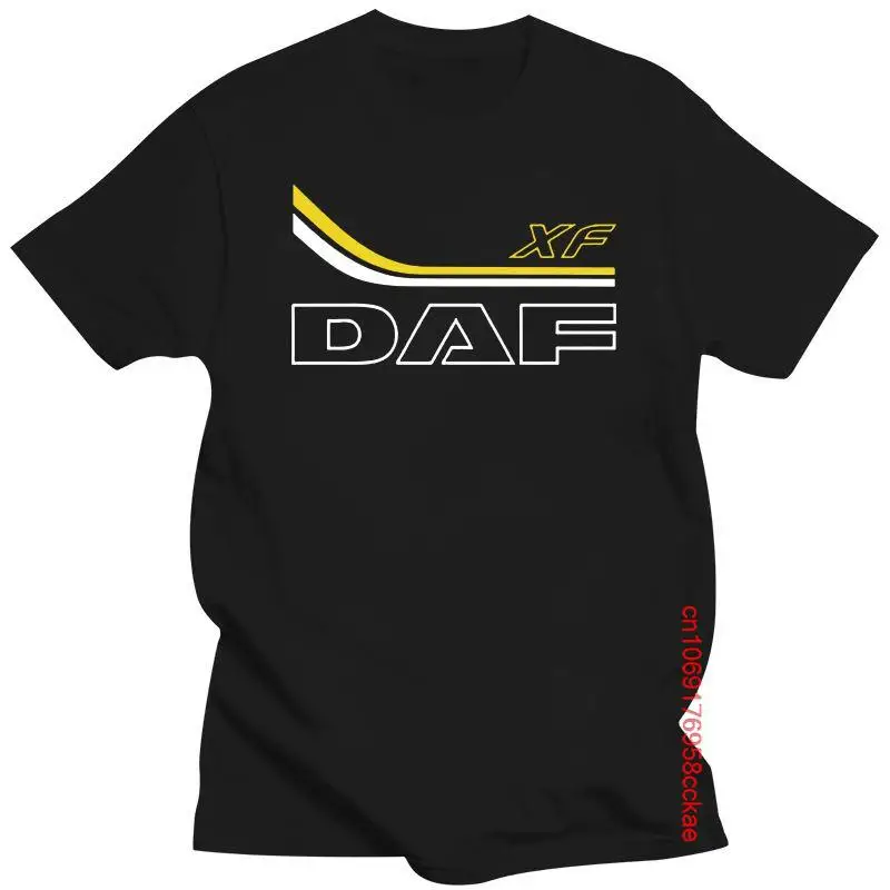 

Mens Clothing Mens DAF T-Shirt Truck Driver Black Cotton Tops
