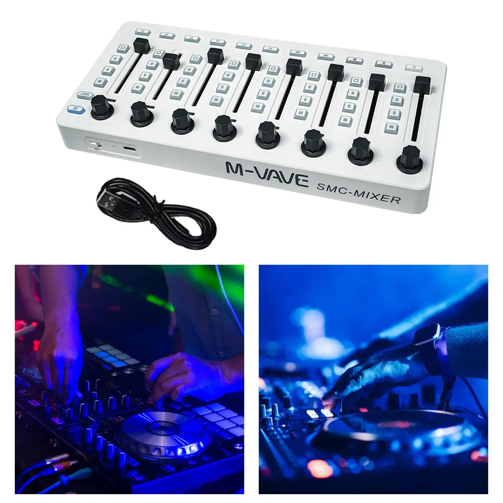 MIDI-контроллер микшер простой в использовании 8 ручек легкий встраиваемых