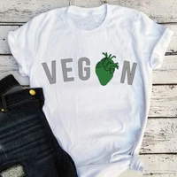 vegan tshirt men harajuku vegetarian clothing men vintage streetwear green food tops 2022 summer graphic tees l l