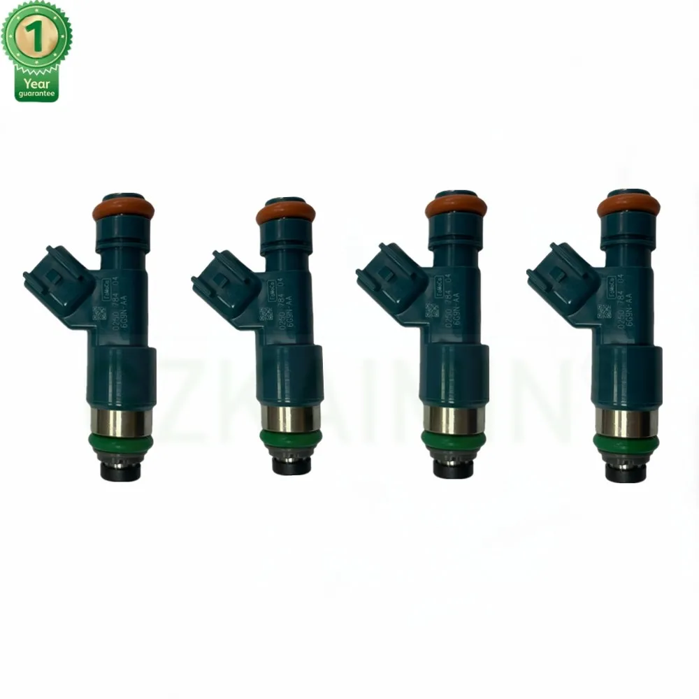 Комплект из 4 форсунок топливного инжектора для Volvo S80 V70 XC60 70 90 Ford 0250 6G9N-AA 6G9N-AB