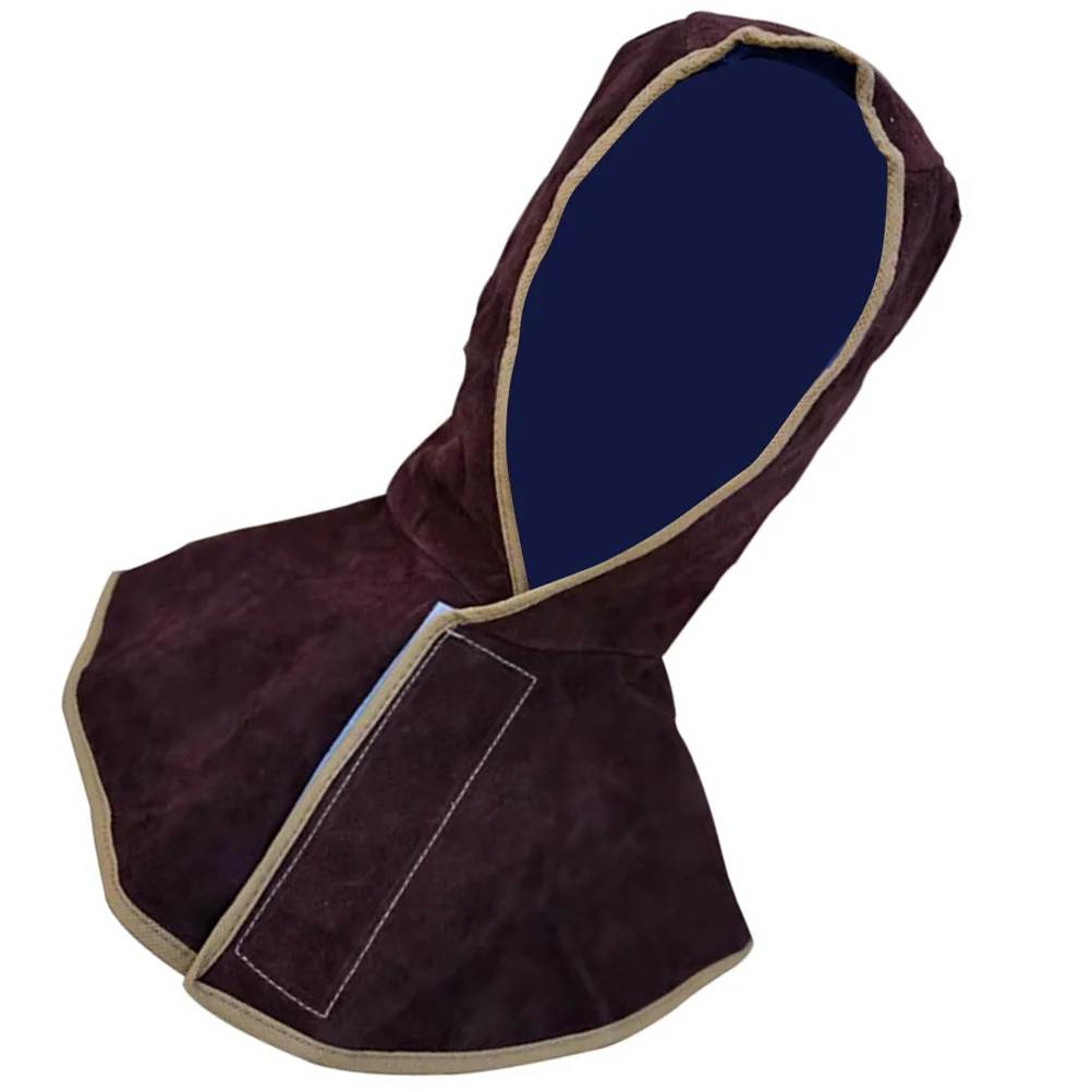 

Cape Welder Hat Protective Caps Head Protection Hood Welding Flame-retardant Cowhide Ladies Shawl
