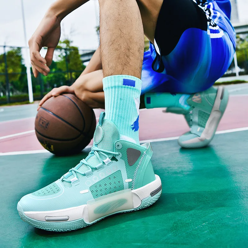 Professional Mesh Breathable Men's Basketball Shoes High-quality Non-Slip Women Basketball Sneakers Comfortable Men Sports Shoes