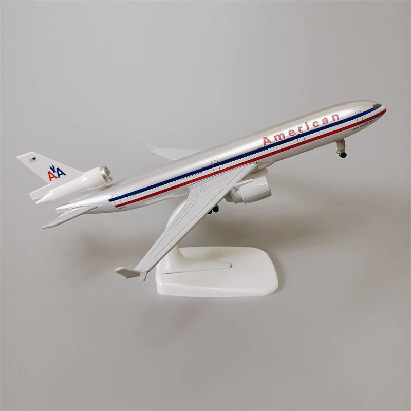 

NEW 20cm Alloy Metal Air USA American AA MD MD-11 Airways Diecast Airplane Model Plane Model Aircraft w Wheels Landing Gears