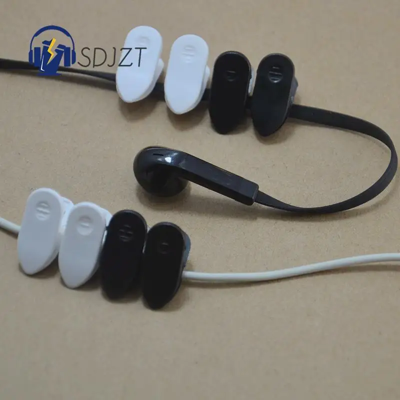 

10PCS High Quality Earphone Wire Clip Clamp Collar Lapel Shirt Holder Short Wire Clip Round Wire Earphone Clip For 4mm Cord