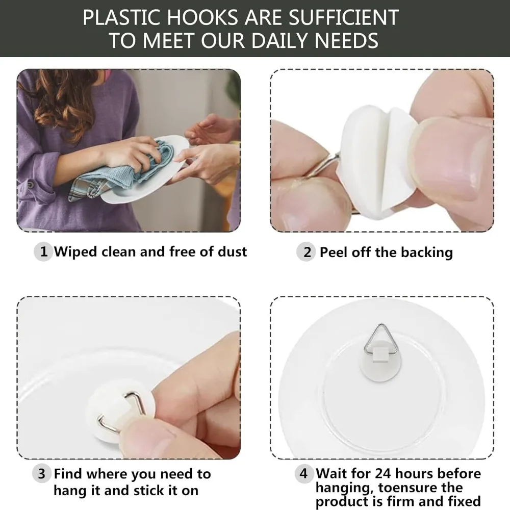 30 настенных клейких крючков невидимые клейкие крючки для досок