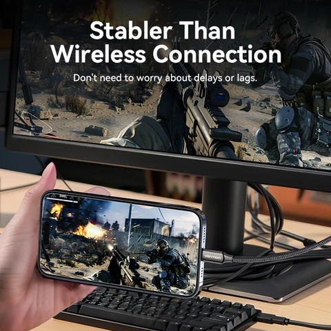 Кабель Vention USB C to DP 8K 60Гц