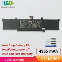 ugb new c21n1309 battery for asus vivobook s301la s301lp q301l c21pq2h 0b200 00580100m