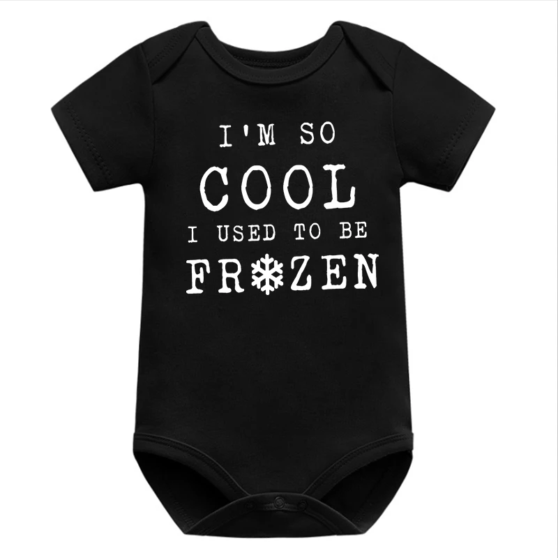 

I'm So Cool I Used To Be Frozen Onesies Funny Baby Onesie Frozen Embryo Humor Baby Onesie Fashion 0-6m Bodysuit M