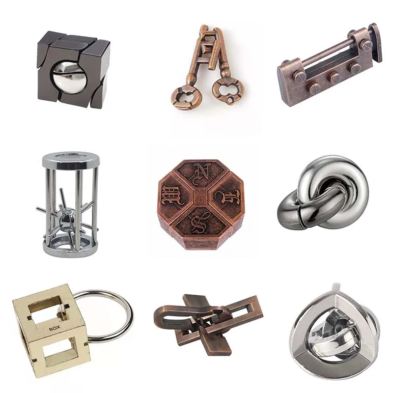 1 шт. классическая игрушка-головоломка из сплава