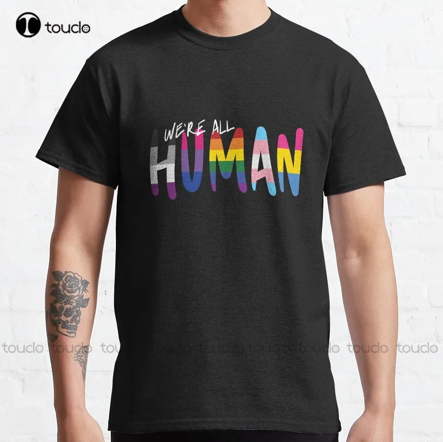 

Human handwritten, various flags lgbt, lgbtq, lgbtqia, queer, gay, homosexual, asexual Classic T-Shirt Christmas Gift Xs-5Xl