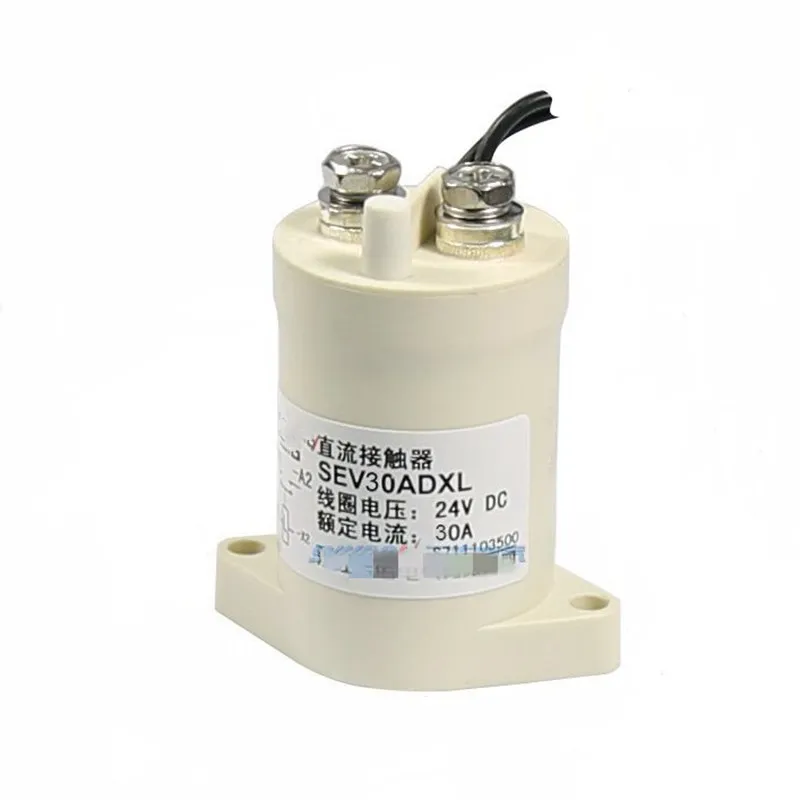 1 шт. высоковольтное 5-1000 в 30 А реле напряжения постоянного тока SEV30ADXL Катушка 12 в 24 в 36 в 48 в 60 в 72 в для зарядки свай электрических автомобилей и т. д.