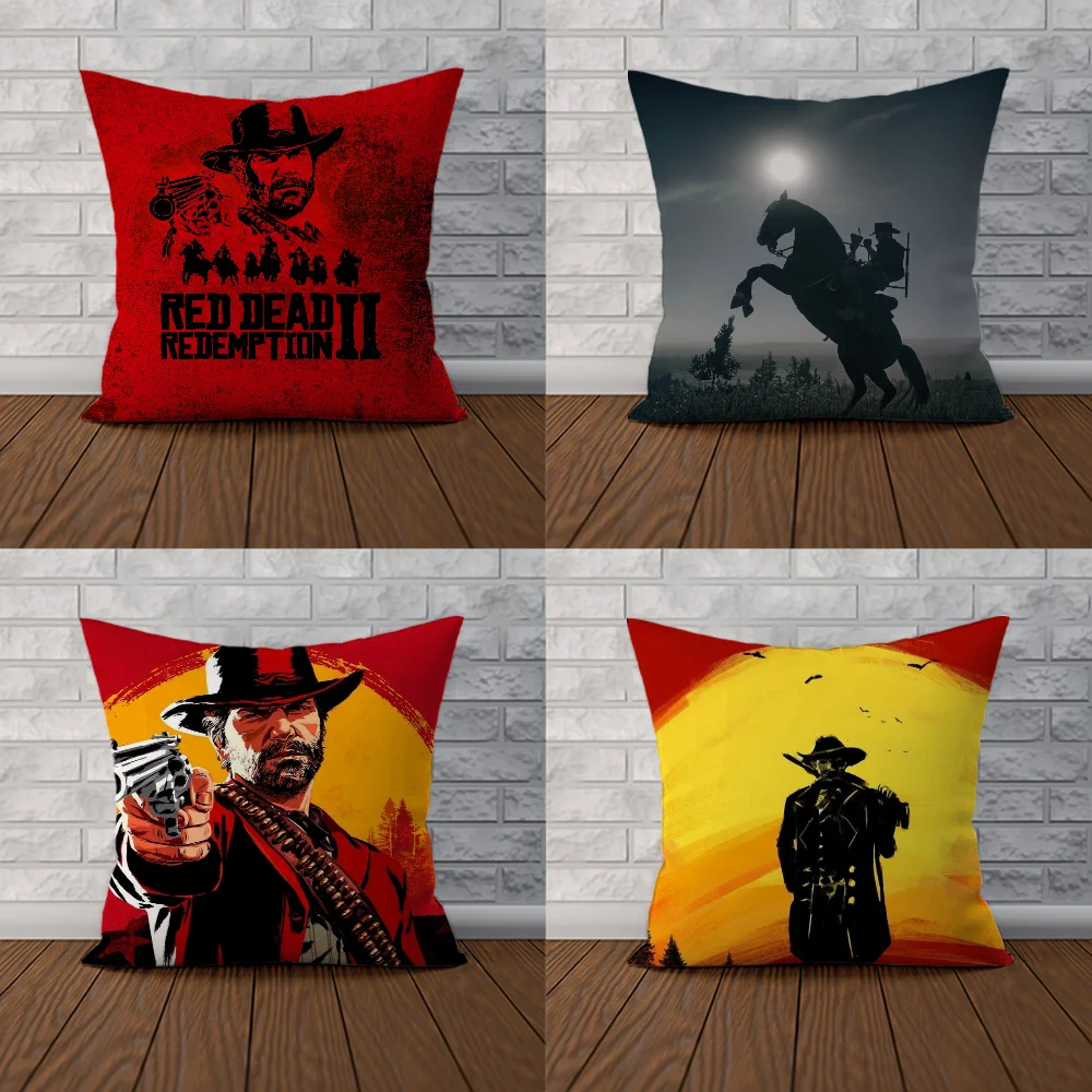 Декоративная наволочка Red Dead Redemption домашний декор нетоксичный экологически