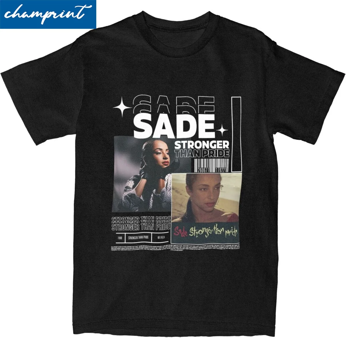Футболка мужская с круглым вырезом смешная S-Sade Adu музыкальная группы Jazz Pop топ