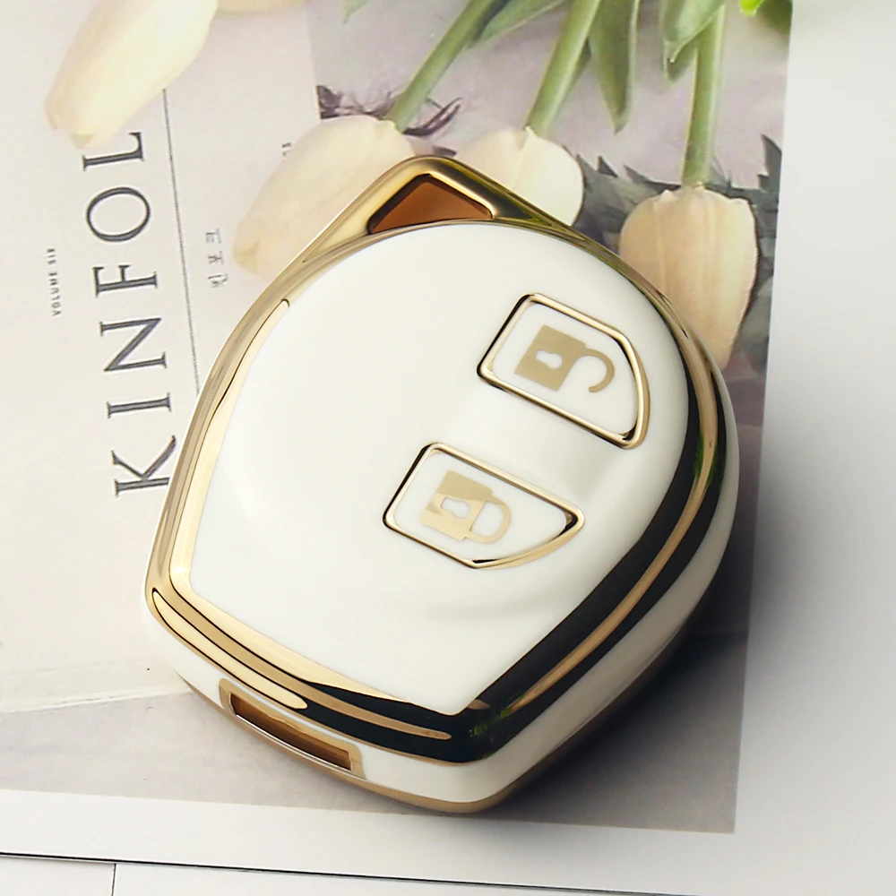 

KEYYOU 2-кнопочный чехол из ТПУ для дистанционного ключа автомобиля, чехол для Suzuki SX4 Swift Grand Vitara Igins Alto Amagatarai Samurai Aerio