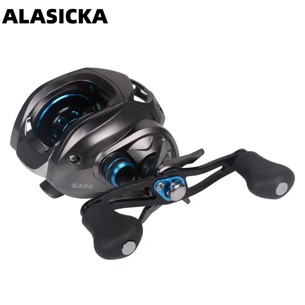 

ALASICKA 17BB 7.1:1 Bait Casting Fishing Reel Magnetic Brake 12LBS Power Drag Fishing Reel Right or Left Baitcasting Reel