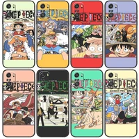 one piece comic poster for xiaomi redmi note 10s 10 9t 9s 9 8t 8 7s 7 6 5a 5 pro max soft black phone case