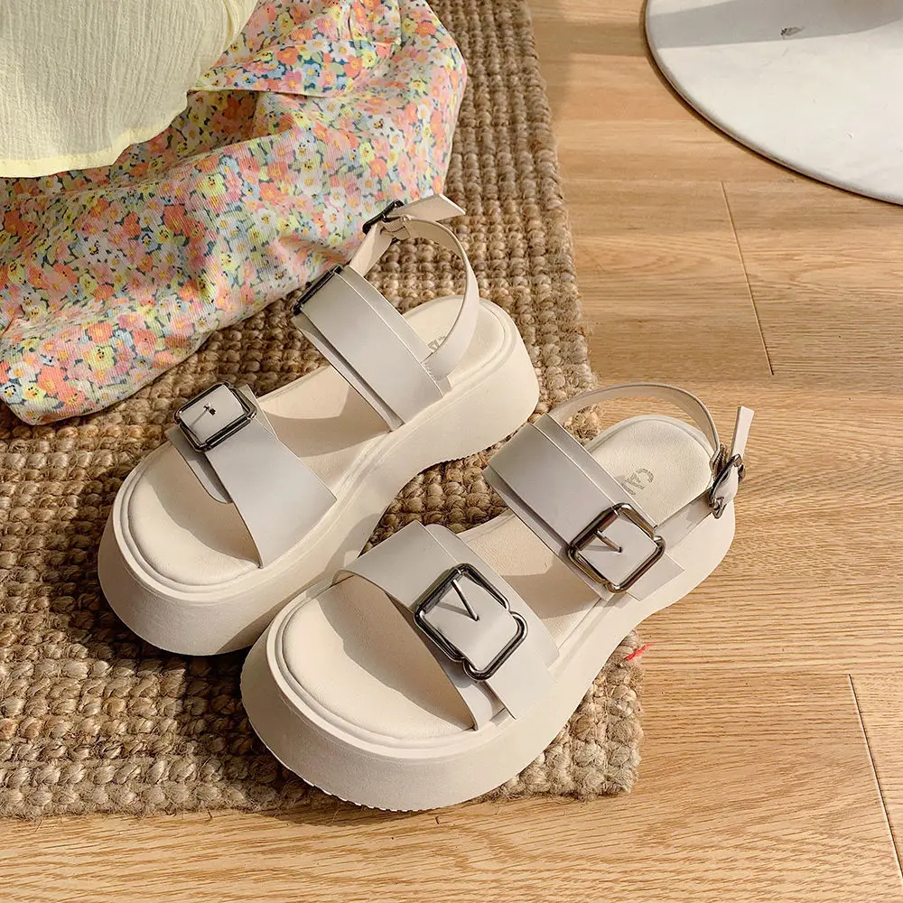 

Fashion Platform Sandals Women Summer Shoes Buckle Slides Casual Sandals Women's Sports Shoes Summer Sandalia Mujer