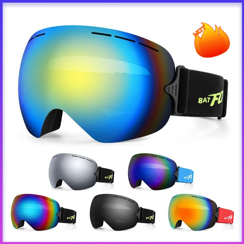 

1Pc Ski Goggles Double Layers Anti-fog Snowmobile Ski Mask Eyewear Snow Snowboard Men Women Skiing Glasses Googles UV400 Gafas