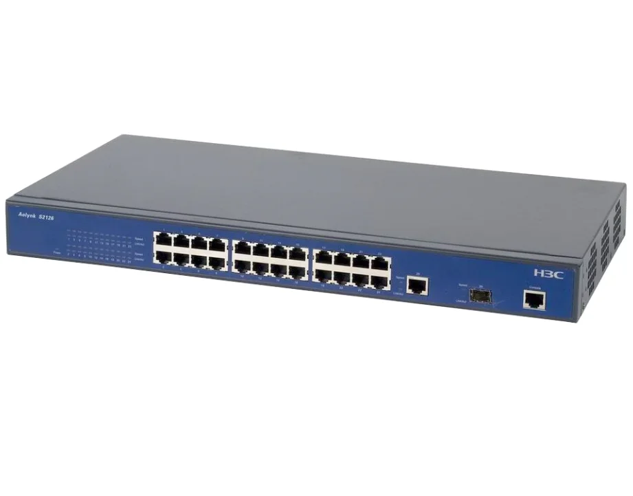 Двухслойный управляемый переключатель S2126 H3C SOHO Series 24-port 100M VLAN