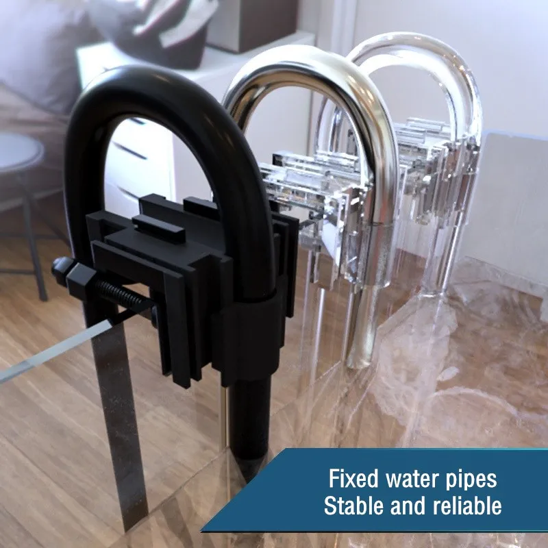 

Aquarium Multi-Functional Water Pipe Fixing Clip Hose Filter Tube Holder DIY Fish Tank Lily Pipe Wire Clamp Filter Mounting Clip