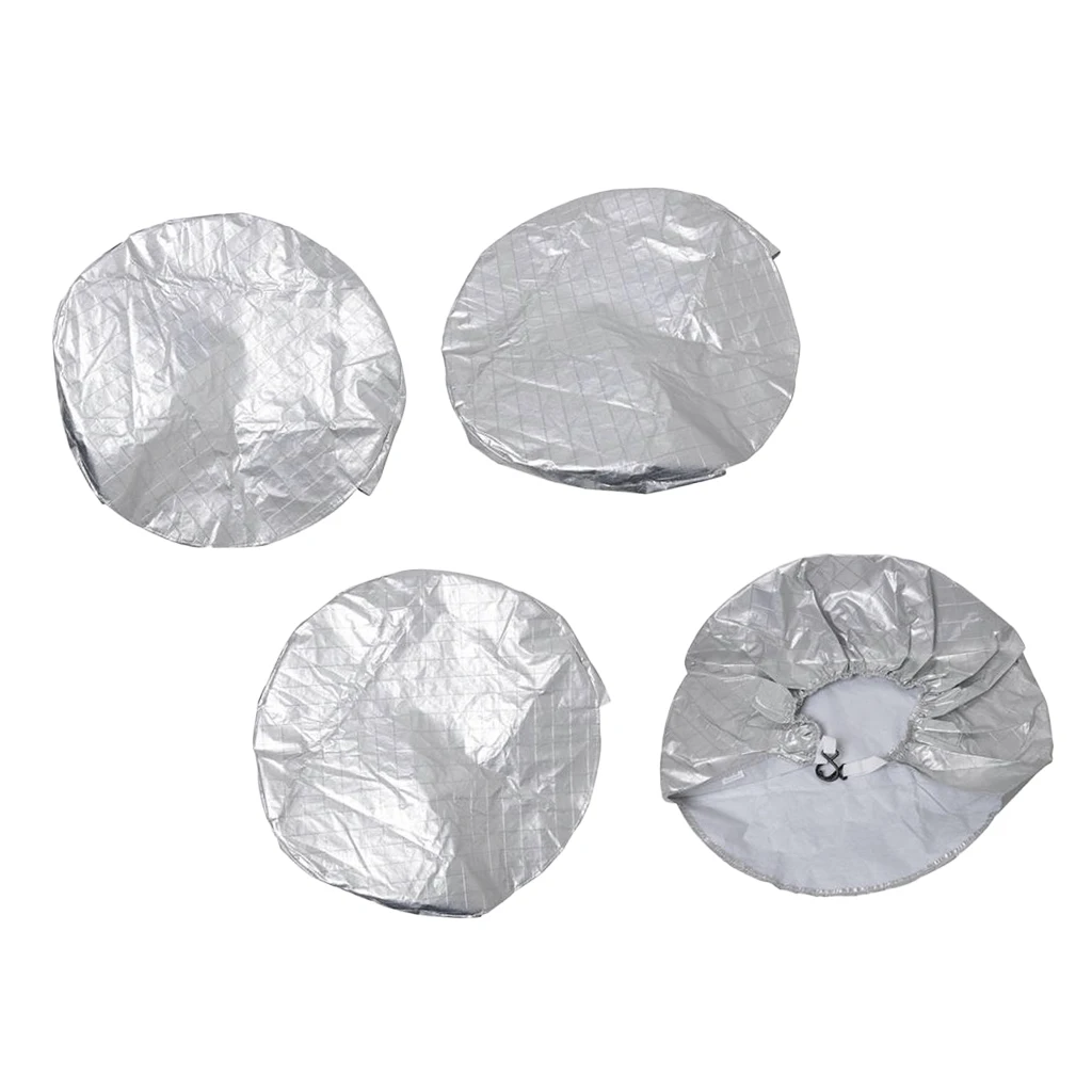 

Canvas Wheel Covers - 29 Inches, Set of 4, Best for RV, Car, Camper, Trailer, Truck, SUV