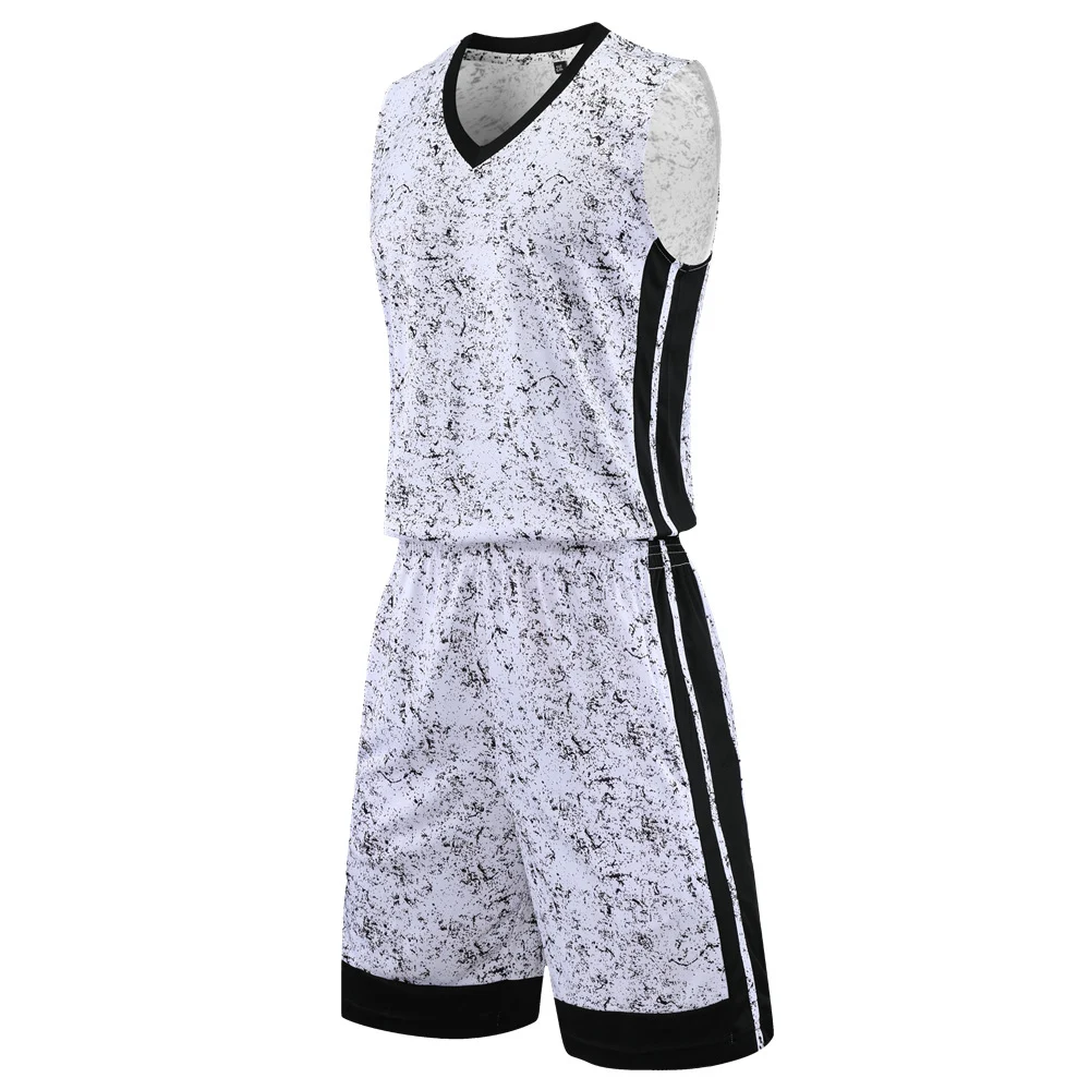 Adult Youth Basketball Set Xs-5Xl Men's Basketball Jersey Set Athletic Clothing Basketball Uniform Training Basketball Set