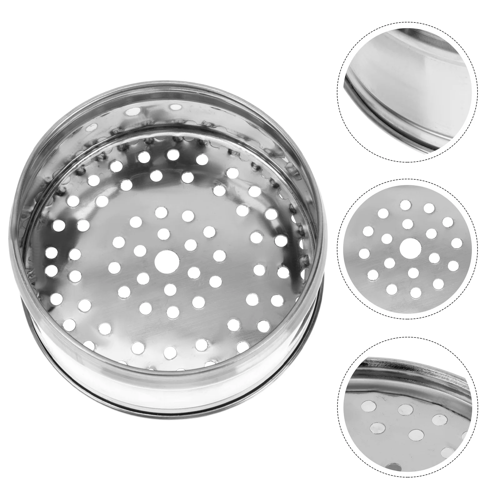 

Steamer Stainless Steam Steel Rack Basket Potsteaming Dumpling Tray Metal Round Rice Cookwarevegetable Asian Wire Bun Bao