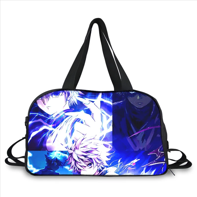 HUNTER×HUNTER Killua Zoldyck 3D printing fashion trend portable large capacity multi-function messenger bag travel bag