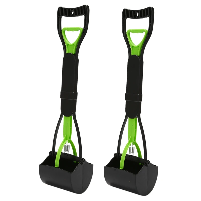 

2X Large Pooper Scooper For Dog-Long Handle Dog Poop Scooper-Pet Waste Pick Up Jaw Scooper Without Smelling