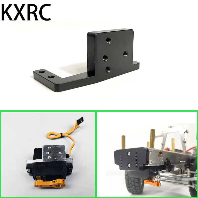 

Metal CNC Shift Steering Rudder Frame Steering Gear for 1/14 Tamiya RC Truck Trailer Scania Benz Actros Volvo MAN LESU Car Part