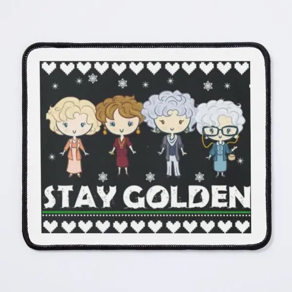 

Золотой коврик для мыши с надписью «Stay Love Four»