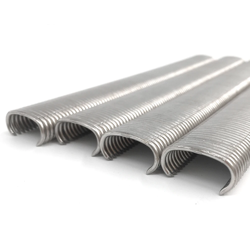 Оцинкованные кольца для клетки животных C-образные гвозди клещи установки цыплят