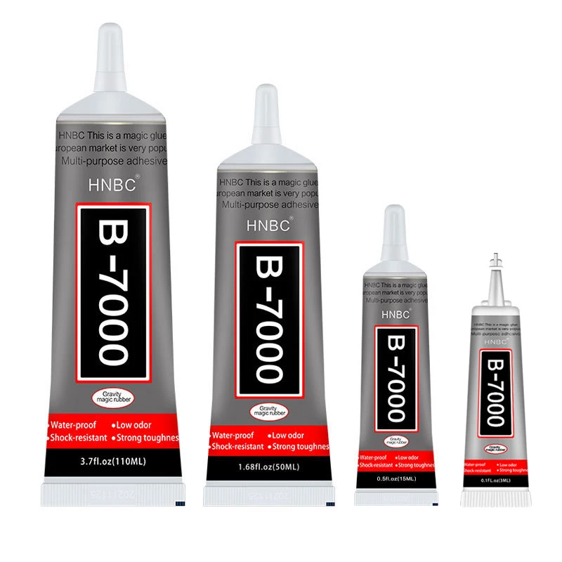 

B7000 Glue 3ML 15ML 50ML 110ML Clear Contact Phone Repair Adhesive Universal Glass Plastic DIY B-7000 With Precision Applicator