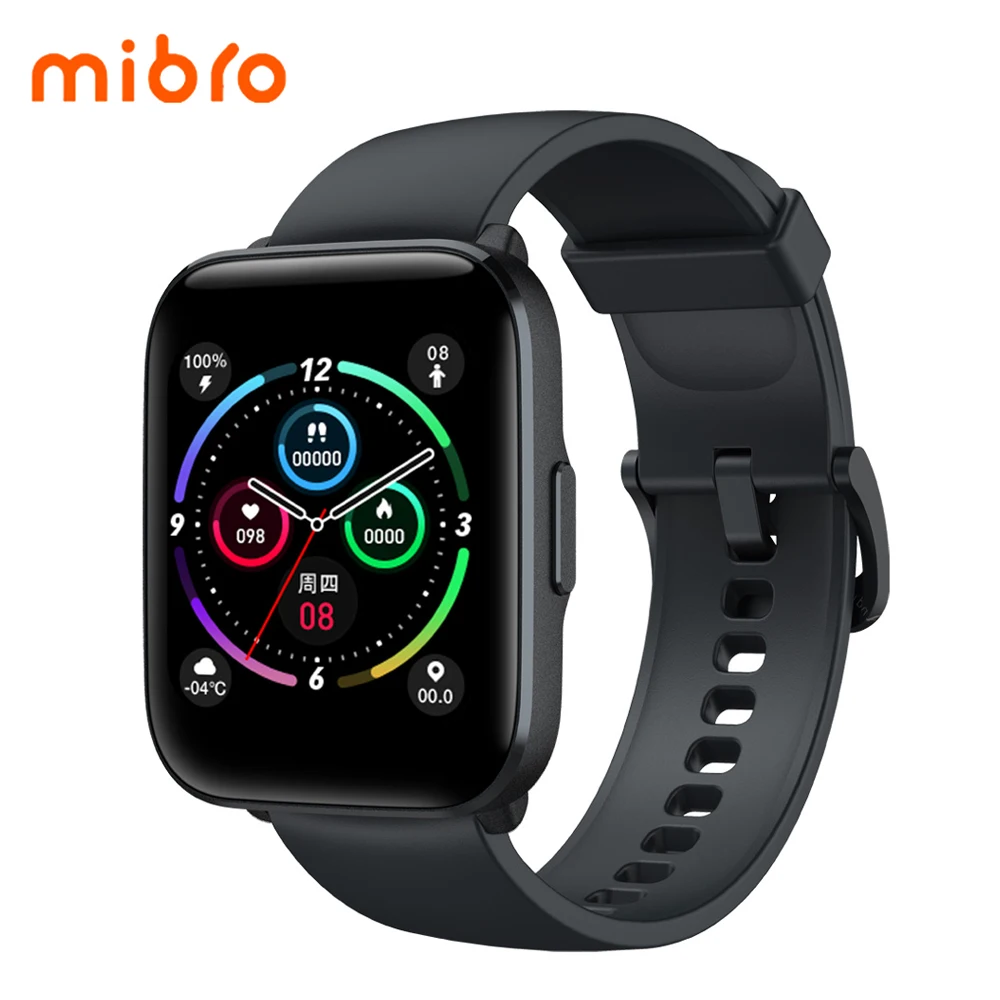 

Mibro C2 Sport Smartwatch 1.69" HD Screen 24H Heart Rate SpO2 Sleep Monitoring Fitness Tracker Waterproof Men Women Smart Watch