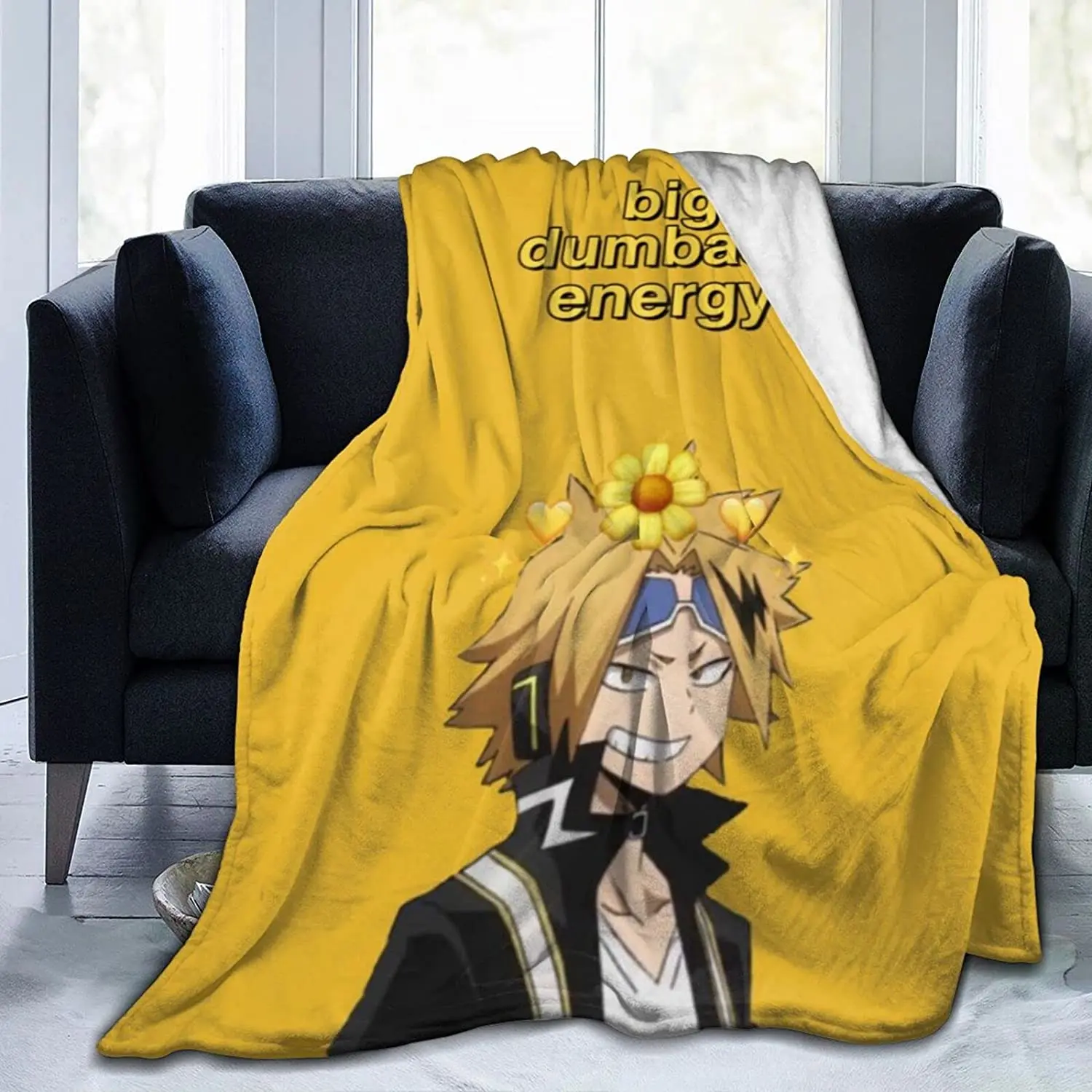 

Denki-Bnha Soft Flannel Blanket Lightweight Fleece Blanket Air Conditioner is Suitable for Bedroom Living Room Sofa
