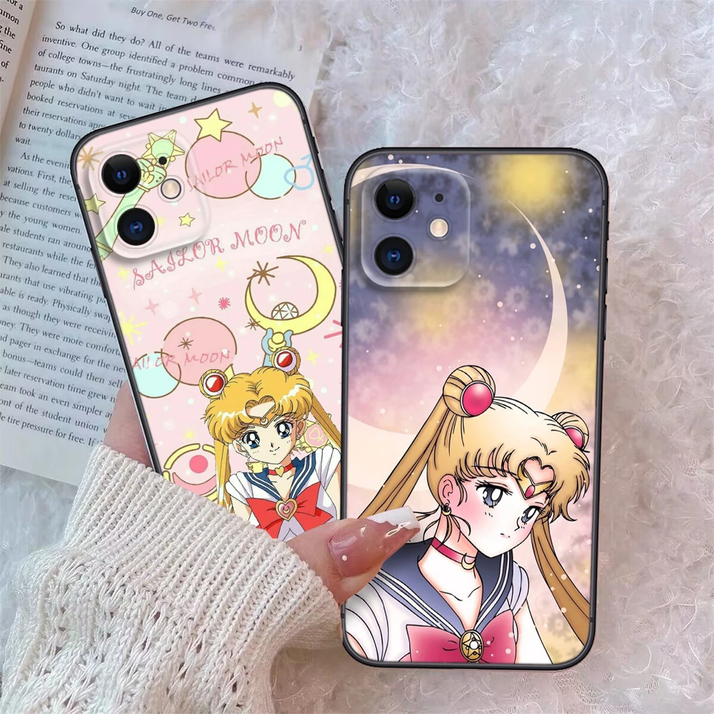 Милый мягкий чехол T147 с Сейлор Мун для Samsung J2 Prime J4 Core J5 J6 Plus J7 Pro J8 S7 Edge S8 Note 8 9 10 Lite 20