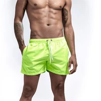 mens board shorts solid beach pants fashion multicolor straight loose sports shorts for swimming vacation