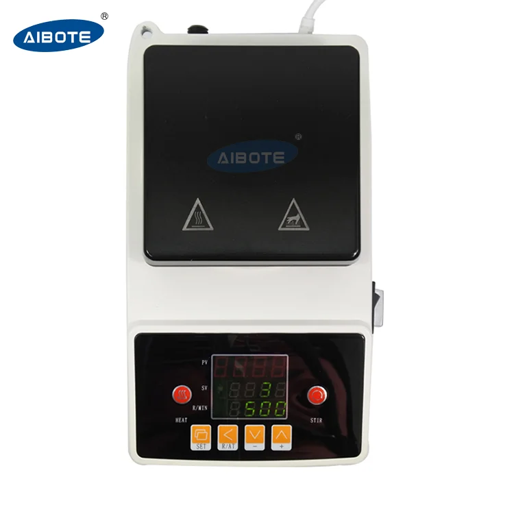 

Aibote LED display 5L laboratory magnetic stirrer with hot plate