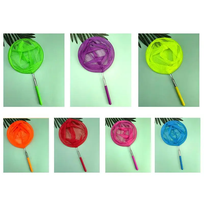 

Colorful Children's Fishing Net Extendable Retractable for Caterpillar