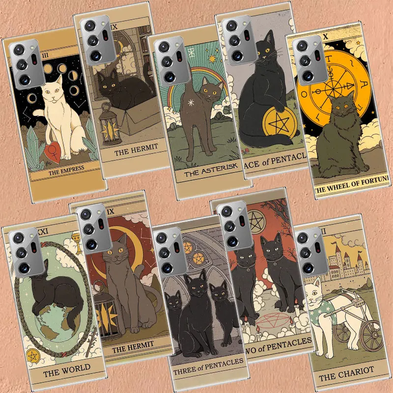 

The Empress Tarot Cat Art Print Phone Case For Galaxy Samsung A04 A04S A14 A02S A03S A12 A22 A32 A42 A52 A72 A13 5G A23 A33 A53