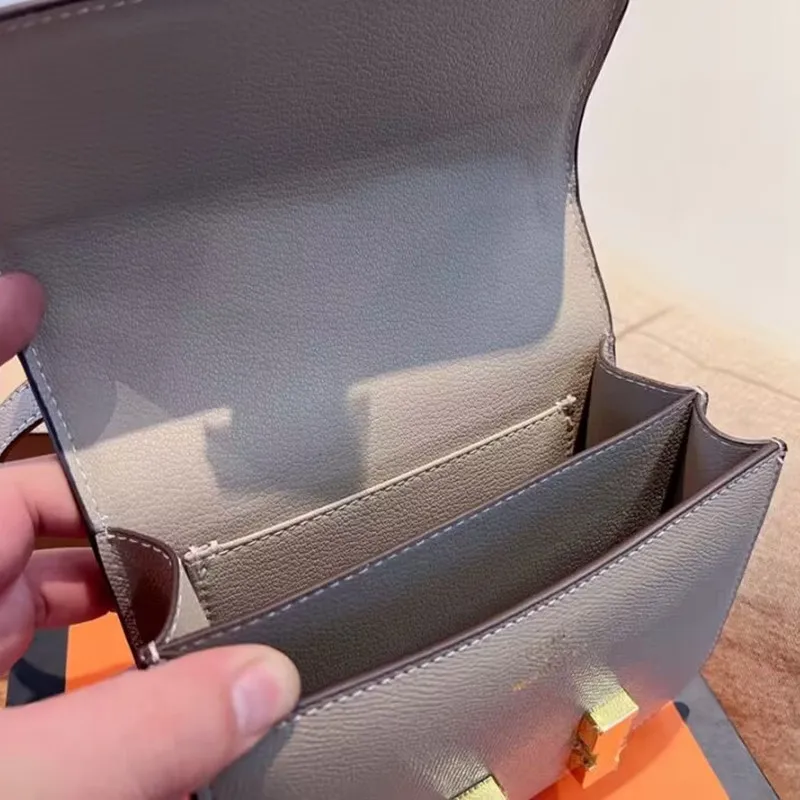 Fashion ladies shoulder bag luxury designer handbags boutique gift box packaging gold buckle crossbody bag bags for women  purse