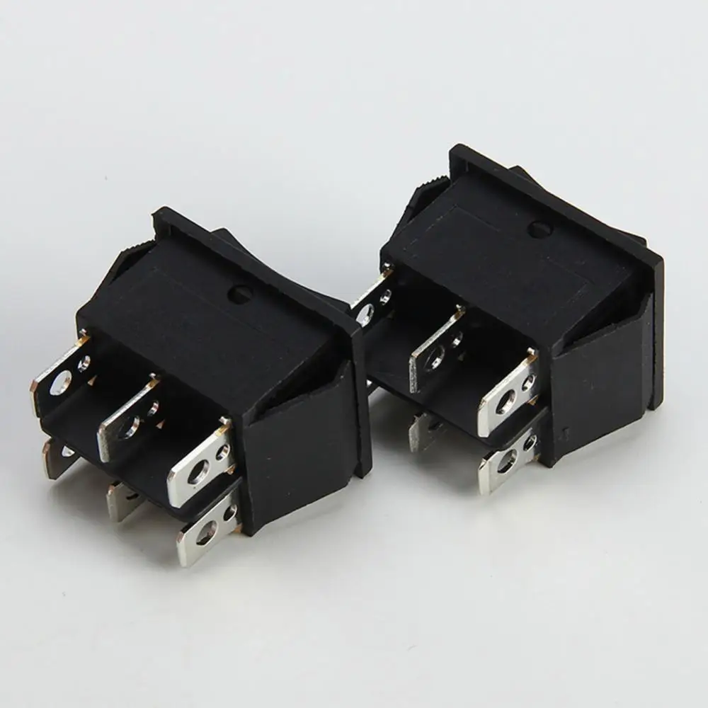 

2 шт./компл. прочный 6-контактный тумблер DPDT для лодки