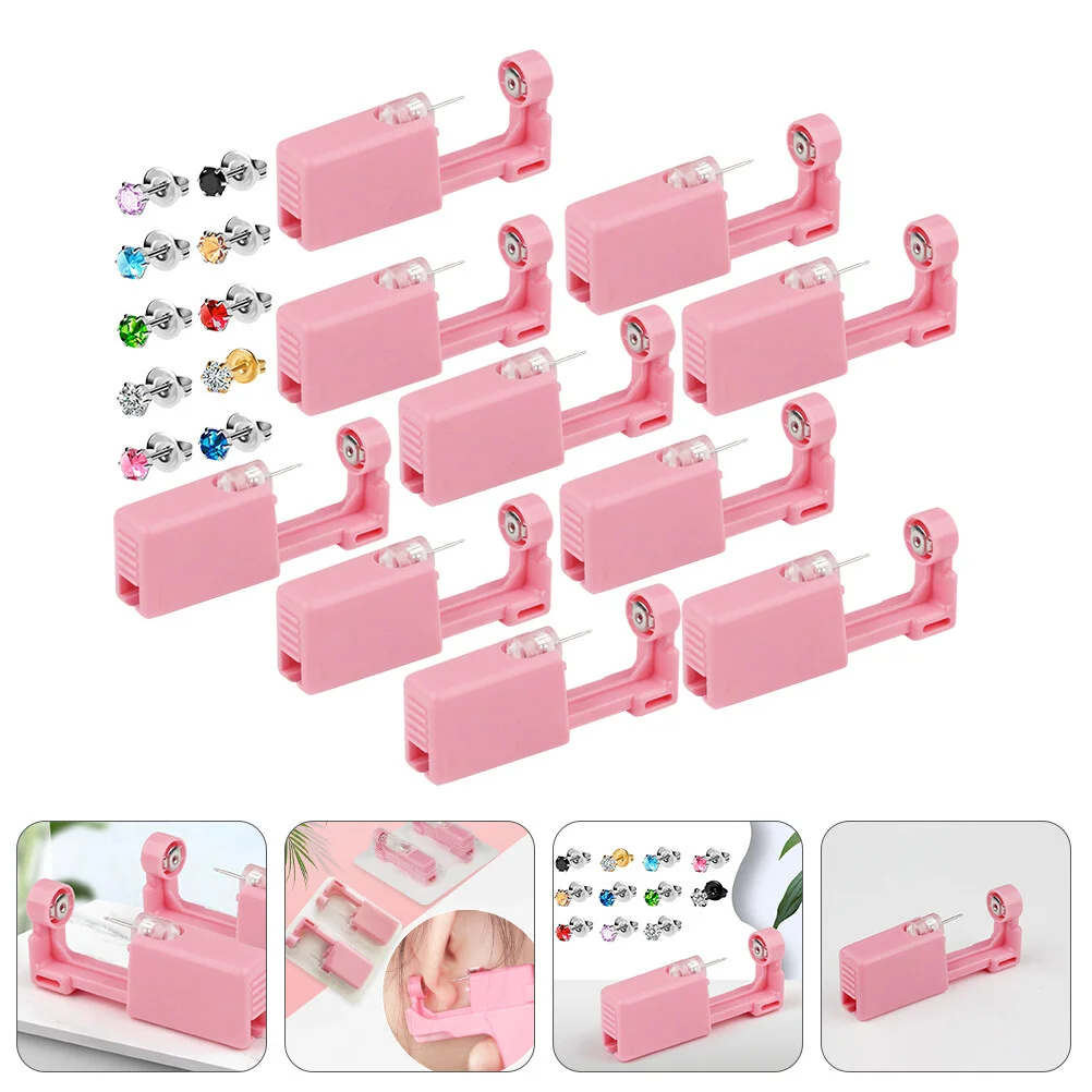 

10 шт., набор инструментов для прокола ушей