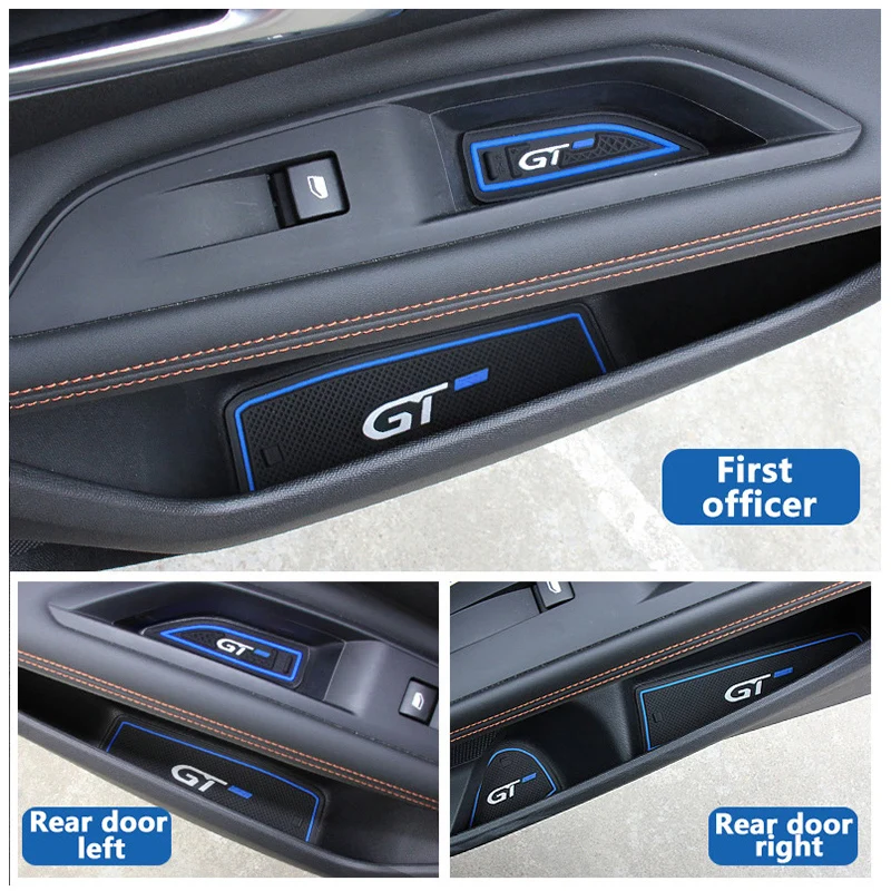 Для Peugeot 3008 5008 GT Hybrid 2016 2017 2018 2019 2020 2021 2022 2023 Коврик для дверей автомобиля