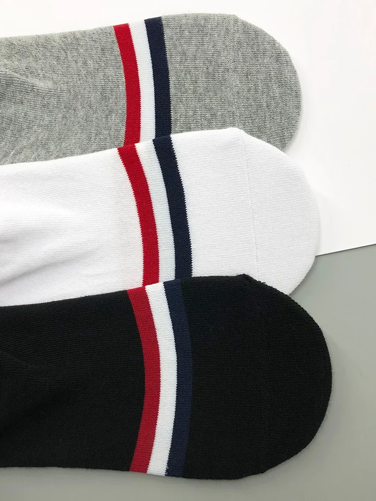 6 pairs of tb invisible socks ladies couple summer sports deodorant sweat-absorbing shallow mouth four bars