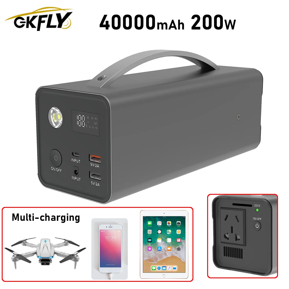 

Портативная электростанция 40000 мА/ч, Вт/ч