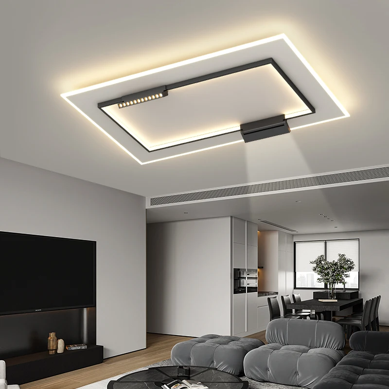 

Ultra Thin LED Ceiling Lights with Spot Light for Living room Bedroom lamparas de techo 110V 220V Modern LED Lustre Ceiling Lamp