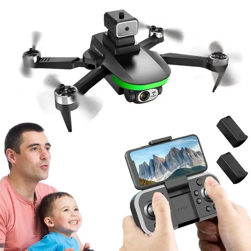 

Foldable Drones Profesional Obstacle Avoidance 6K HD Dual Camera WIFI FPV Drone Remote Control Quadcopter Headless Mode