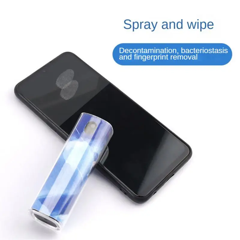 

2In1 Microfiber Screen Cleaner Spray Bottle Set for Phone Ipad Screen Dust Removal Clean Cloth Wipe Iphone Cleaning Glasses Wipe
